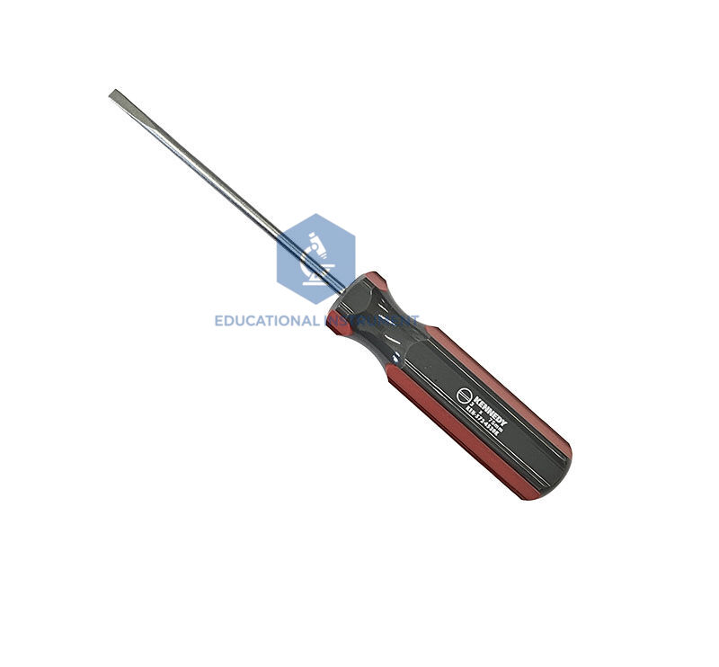 Screw Driver, Plastic Handle (Flat Type)